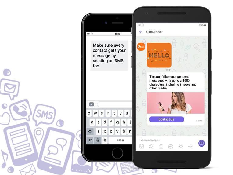 Viber Business Messages example